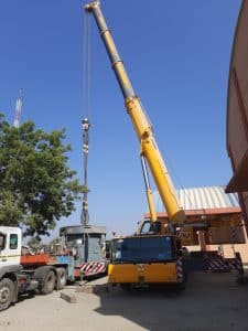 اجاره جرثقیل سنگین در میدان شهرداری گرگان